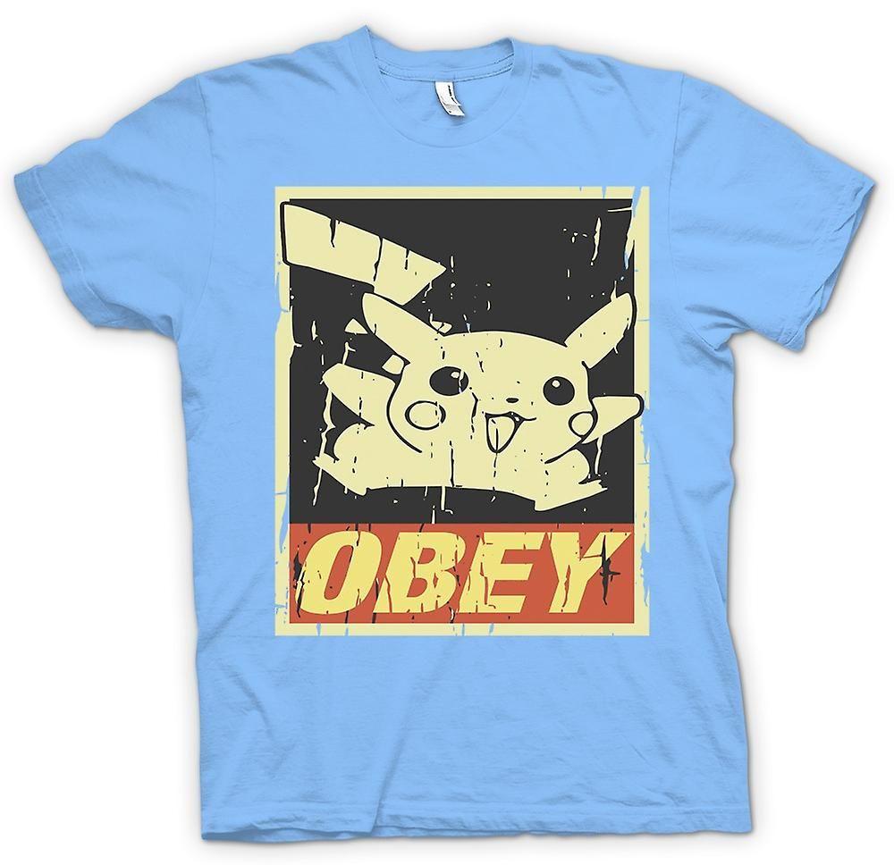 Pokemon Obey Logo - Kids T-shirt - Pikachu Obey - Cool Pokemon Inspired | Fruugo