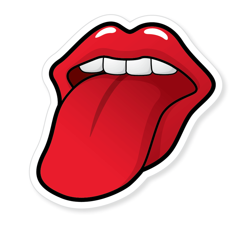 Red Tongue Logo - Create a Rolling Stones Inspired Tongue Illustration