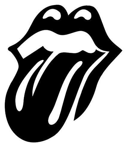 Red Tongue Logo - ROLLING STONE ROCK BAND TONGUE LOGO STICKERS ROCK BAND