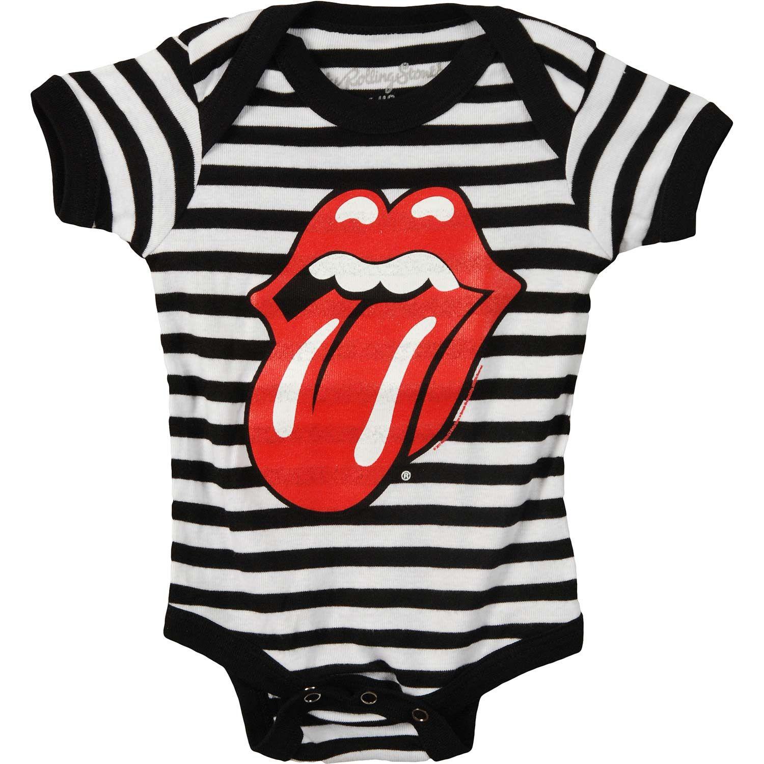 Red Tongue Logo - Rolling Stones Red Tongue Logo Bodysuit - Rockabilia