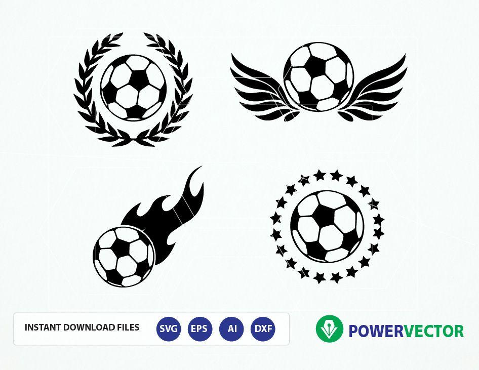 Soccer Team Logo - Svg file Soccer. Soccer Team Logo Vector. Soccer balls svg, dxf, png ...