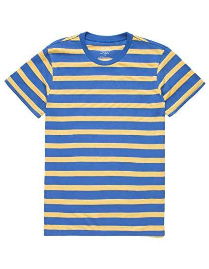 Blue Crown Clothing Logo - Blue Crown Simple Stripe Black & Orange T-Shirt | Amazon.com