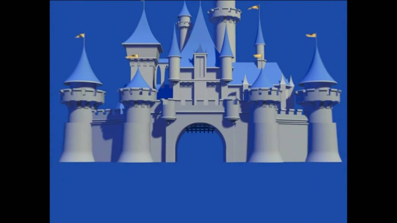disney pixar logo castle