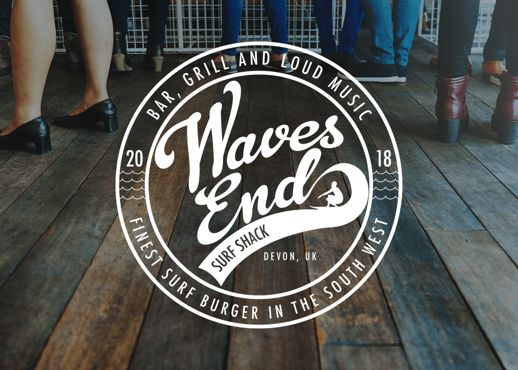 Surf Shack Logo - Waves End Surf Shack, Branding, Brand Naming, Logo & Identity Design