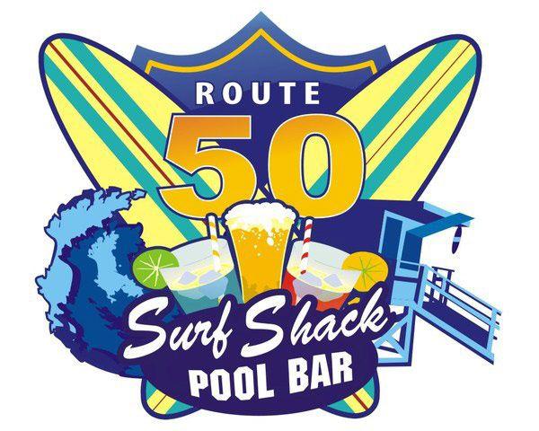 Surf Shack Logo - francesco gerace for Route 50 Surf Shack Pool