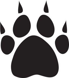Bear Print Logo - Paw print Logos