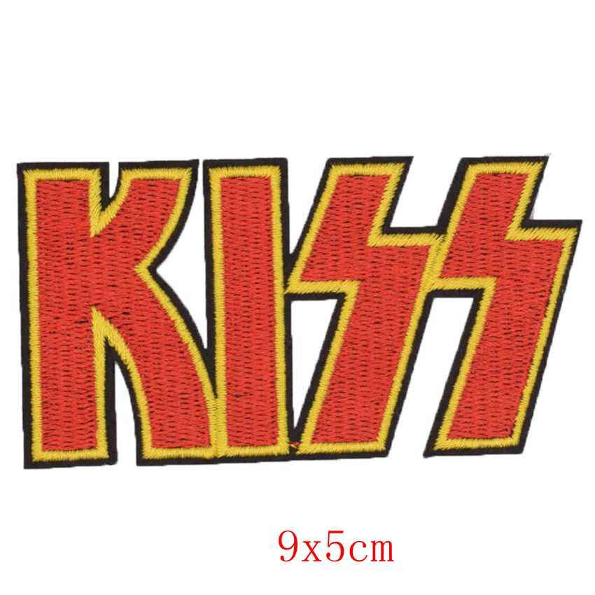 Hippie Retro Logo - Detail Feedback Questions about 1Pcs KISS Hippie Rock Punk retro