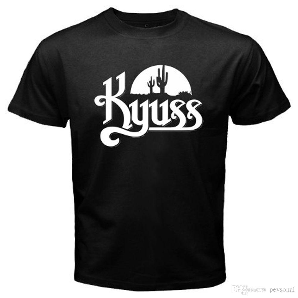 Popular Band Logo - New KYUSS Metal Rock Band Logo Men'S Black T Shirt Size S M L XL 2XL