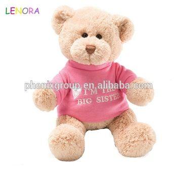 Bear Print Logo - Hot Selling Company Promotion Gift Teddy Bear Printing Logo With T