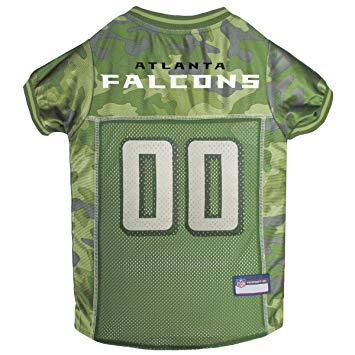 Camo Falcon Logo - Amazon.com : Pets First NFL Atlanta Falcons Camouflage Dog Jersey ...