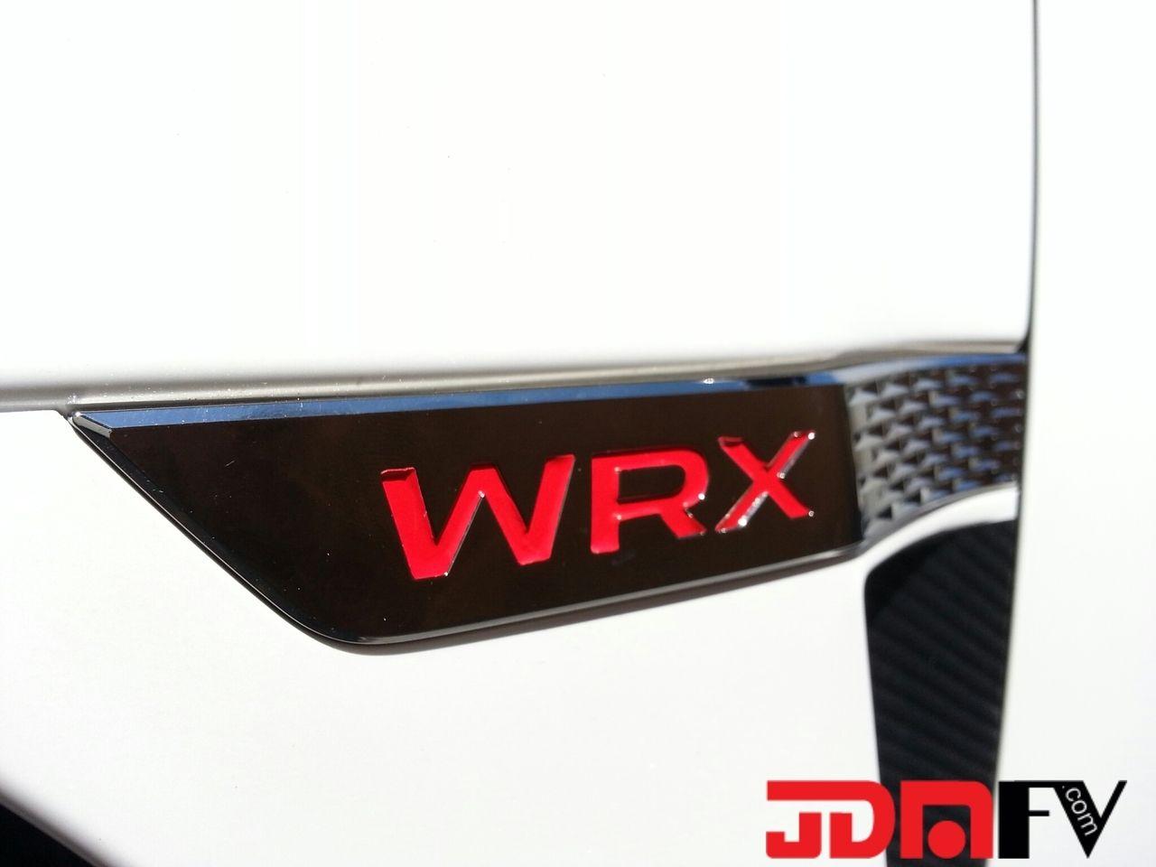 Subaru WRX Car Logo - WRX Lettering Fender Inlay (15 17 WRX)