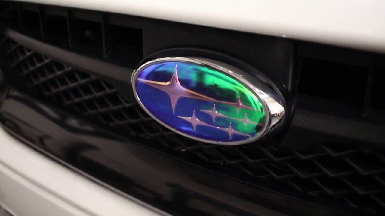 Subaru WRX Car Logo - Neo Chrome Subaru Emblem Vinyl Overlay Install - YouTube