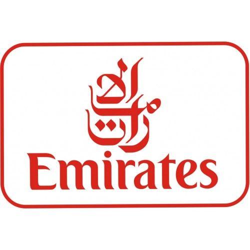 Emerates Logo - Emirates Logo vinyl sticker, transparent, waterproof,