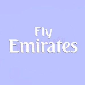 Emirates Logo - Real Madrid Home Away Shirt Sponsor FLY Emirates LOGO IRON ON ...