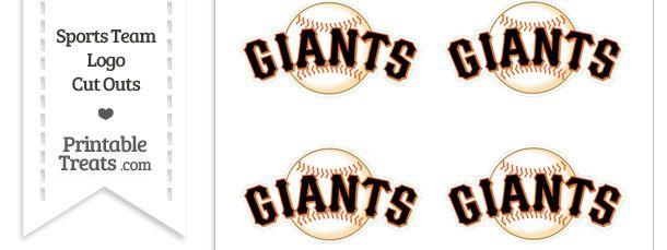 Small Giants Logo - Small San Francisco Giants Logo Cut Outs