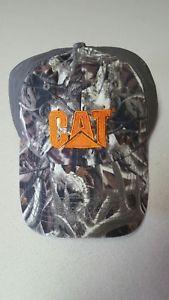 Cat Camo Logo - New Caterpillar Hunting Baseball Cap Adjustable orange CAT logo Camo ...