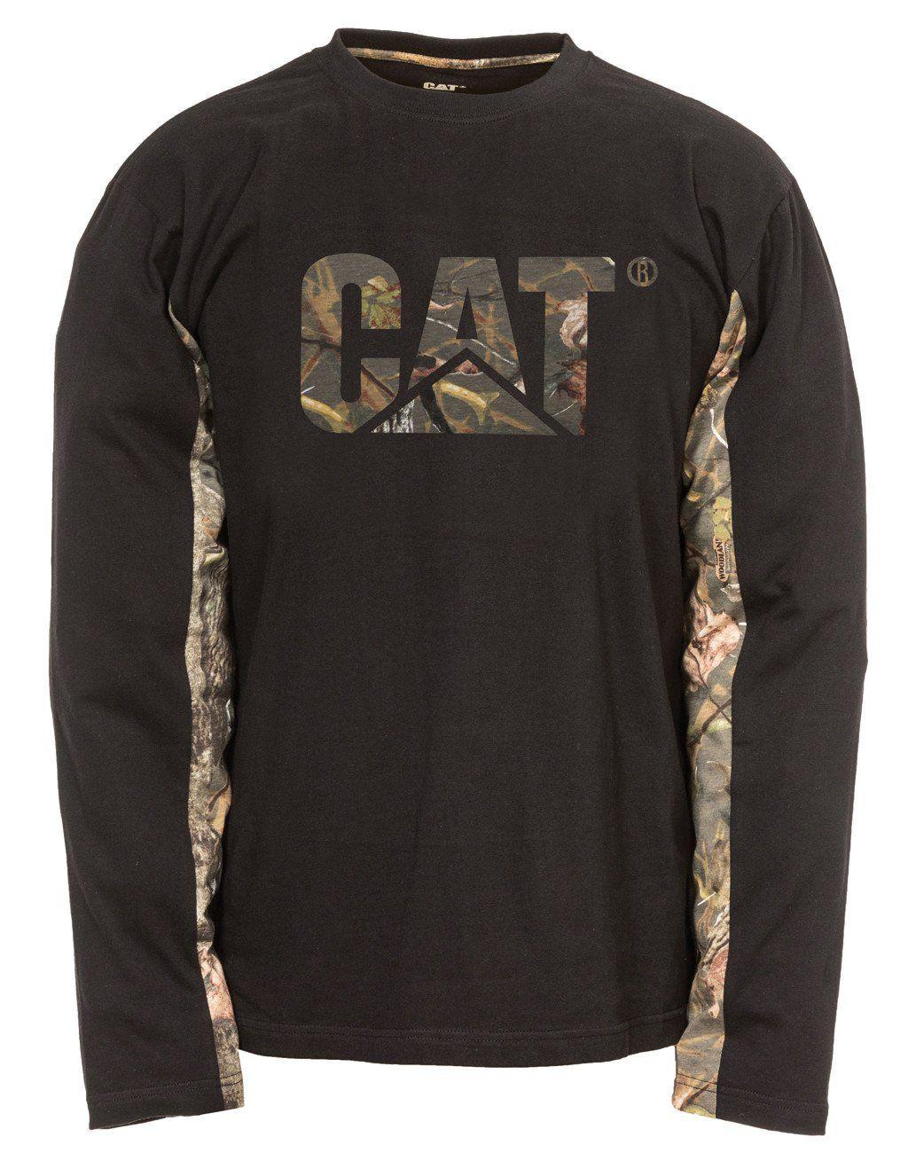 Cat Camo Logo - Men's Cat Logo Camo Long Sleeve | Winnipeg Outfitters