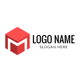 Red Block with White Cross Logo - 400+ Free Letter Logo Designs | DesignEvo Logo Maker