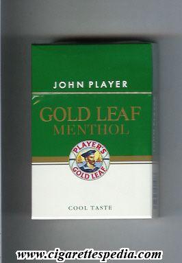 Gold Green Leaf Logo - Player's Gold Leaf John Player (Menthol) KS-20-H (green and white ...
