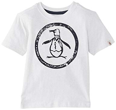 Original Penguin Logo - Original Penguin Boy's PGN0002 Classic Logo T-Shirt: Original ...