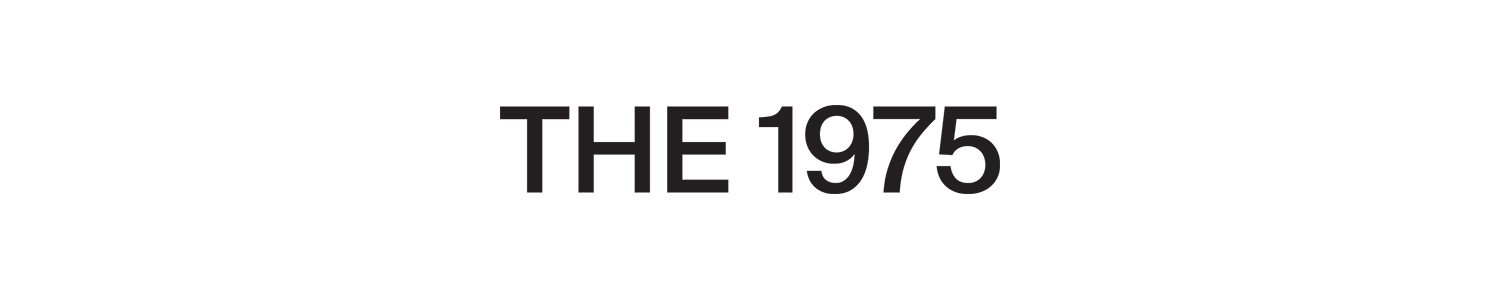 The 1975 Black and White Logo - The 1975 Official Store