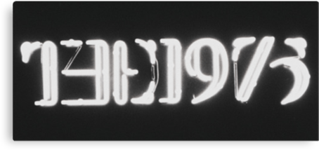 The 1975 Black and White Logo - THE 1975 LIGHT SIGN on The Hunt