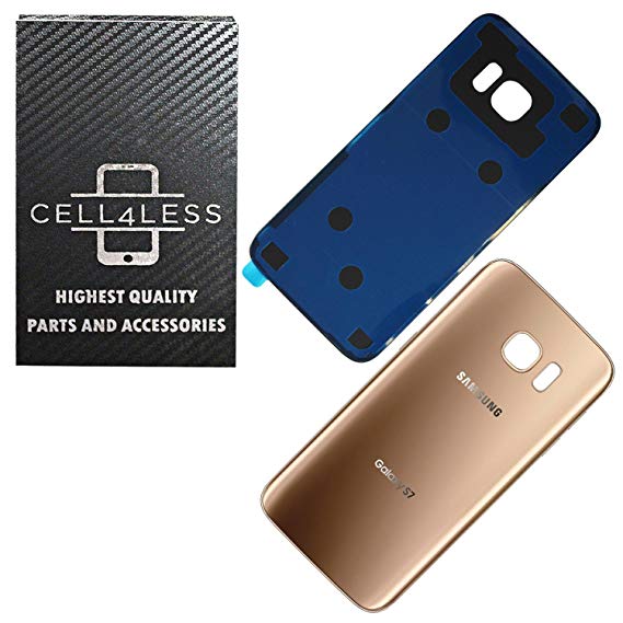 Samsung Battery Logo - Amazon.com: CELL4LESS Compatible Back Glass Cover Back Battery Door ...