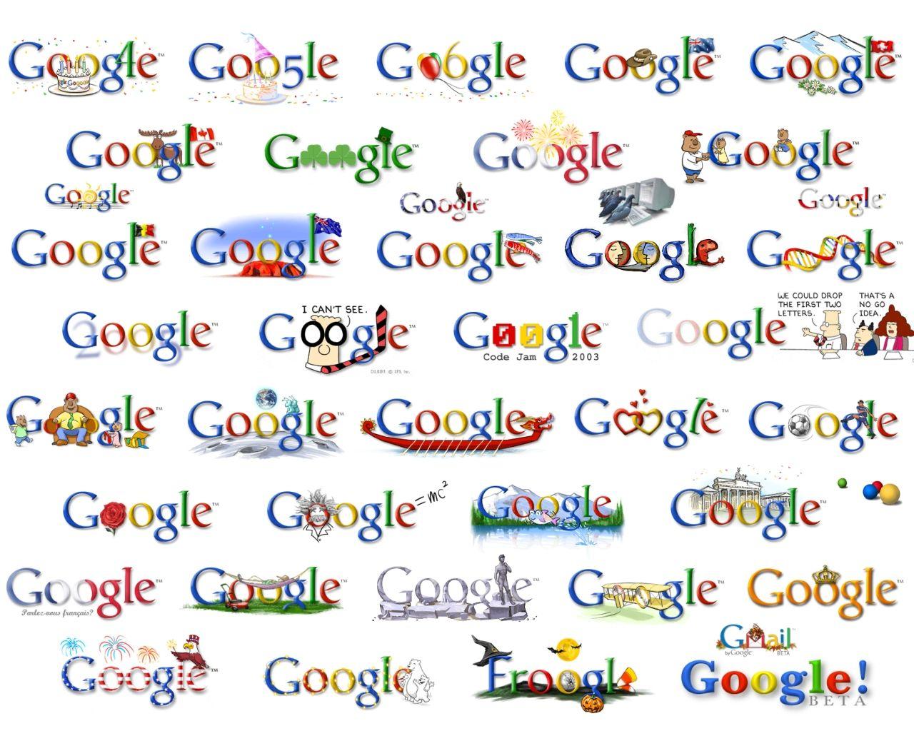 Every Google Logo - gle.ovo.kom.uni.st » Google Stats