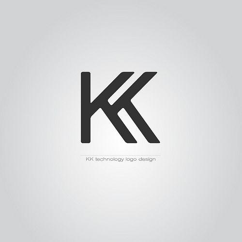 Kk Logo - Kk Technology Logo. [ Marks Typographic Based ]. Logo