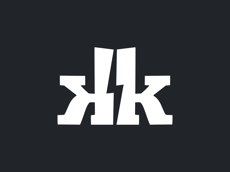 Kk Logo - KK Logo by Kyle Kilat | Dribbble | Dribbble
