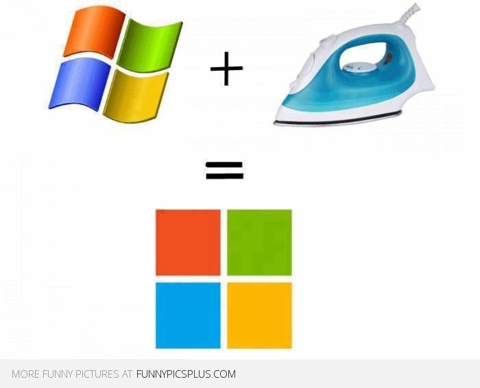 Humorous Logo - Making of new Windows logo | Funny Pictures