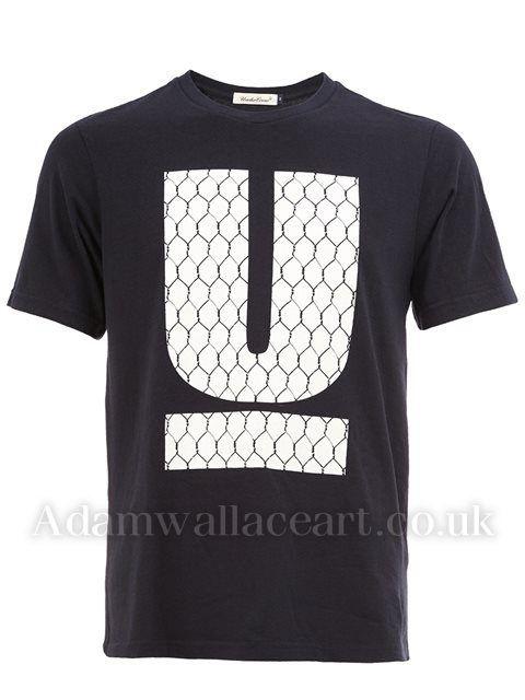 Blue White U Logo - Royal Boutique Men's U' Logo Print T-Shirt Undercover T-Shirts Vests ...