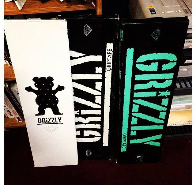 Grizzly Diamond Supply Co Logo - New Products in Stock: Grizzly Griptape by Diamond Supply Co