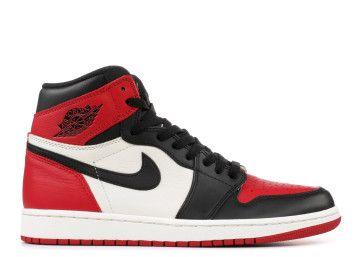 Black N Red Jordan Logo - Air Jordan 1 (I) Shoes