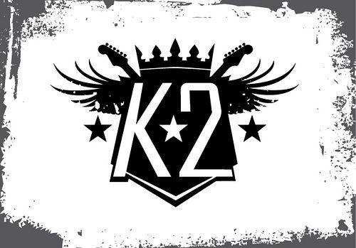 K2 Logo - K2 Logo. Návrh loga pro kapelu K2. Logo for band called K