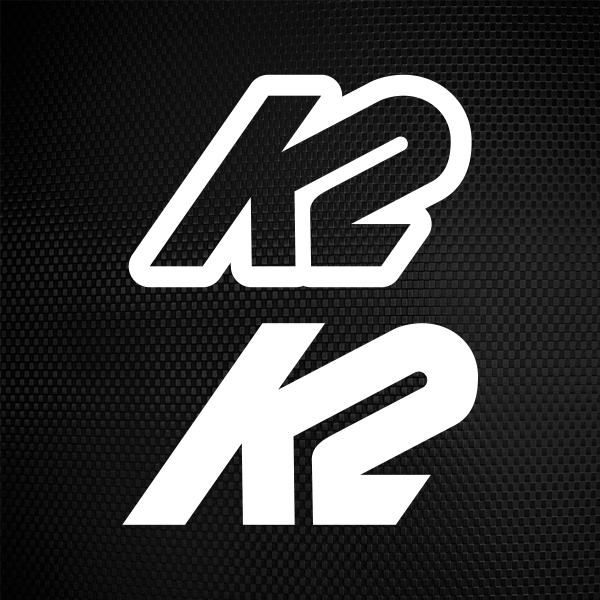 K2 Logo - Simple color vinyl K2 Mountain Bike Logo
