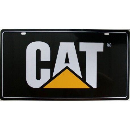 Cat Camo Logo - License plate tag Caterpillar CAT Logo Camo plate New Christmas presents