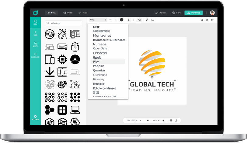 Create Logo - Free Logo Maker, Create Custom Logo Designs Online – DesignEvo