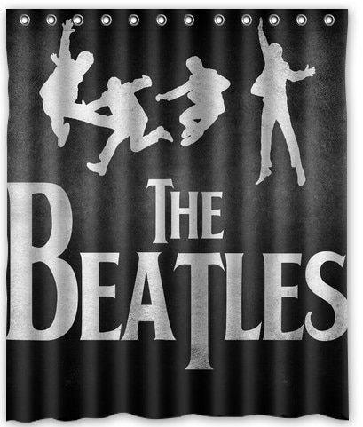 The Beatles Band Logo - Nice Home necessary curtains The Beatles Band Logo print Top quality ...