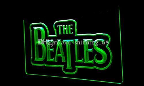 The Beatles Band Logo - 2019 LS082 G The Beatles Band Music Logo Bar Neon Light Sign From ...