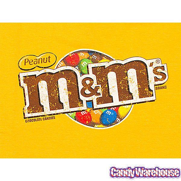 M&M Candy Logo - M&M's Candy Distressed Logo T-Shirts - Peanut - Youth - Peanut ...