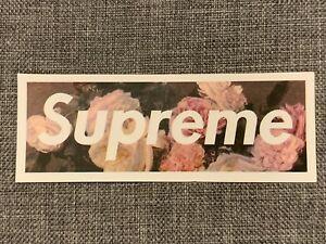 Corruption Lies Supreme Box Logo - Supreme Flower Power Corruption Lies Box Logo Sup Sticker