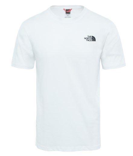 Red Box with White a Logo - The North Face - Mens Red Box T-Shirt - White