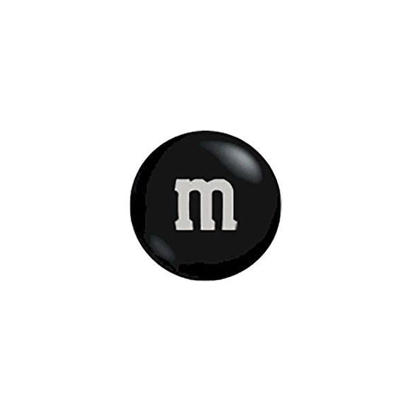 M&M Candy Logo - Black M&M's