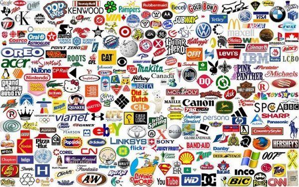 Famous Brand Logo - Famous Brand Logos with Names | Logo evolution - Famous logos | Logo ...
