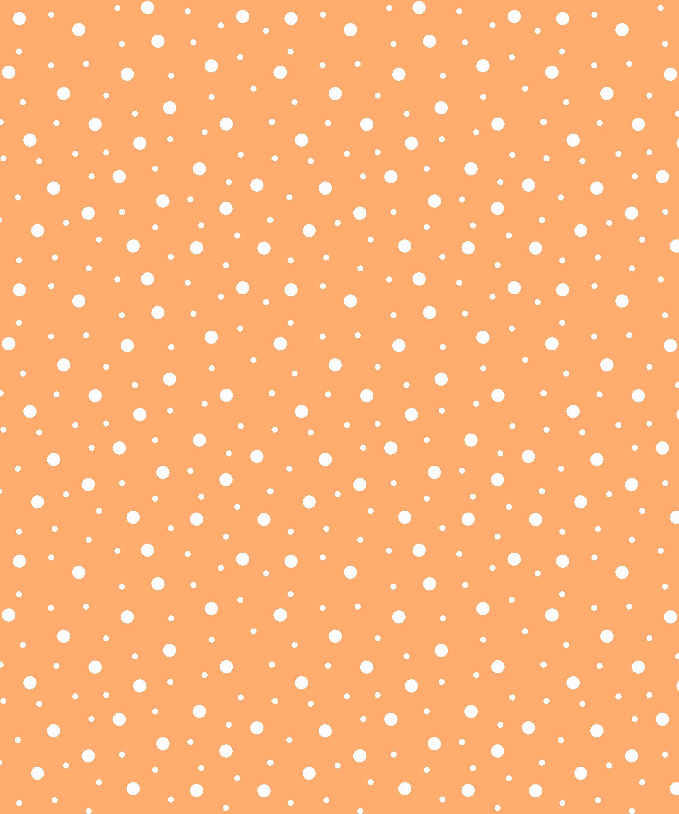 Orange White Dot Logo - Maywood Studio Lil Sprout Too Flannel Random Dots Orange/White ...