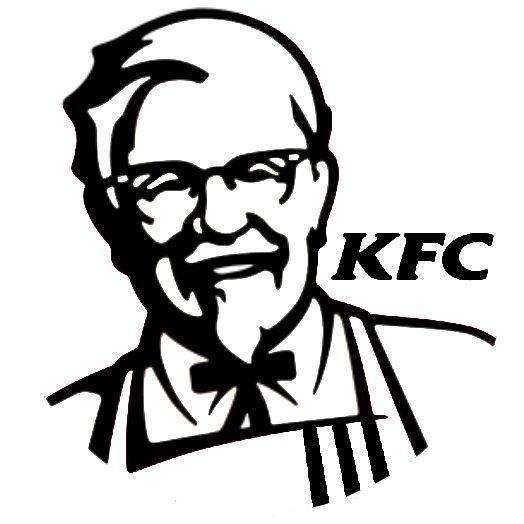 Black and KFC Logo - kfc logo 검색. Graphic. Comida, KFC, Restaurante de