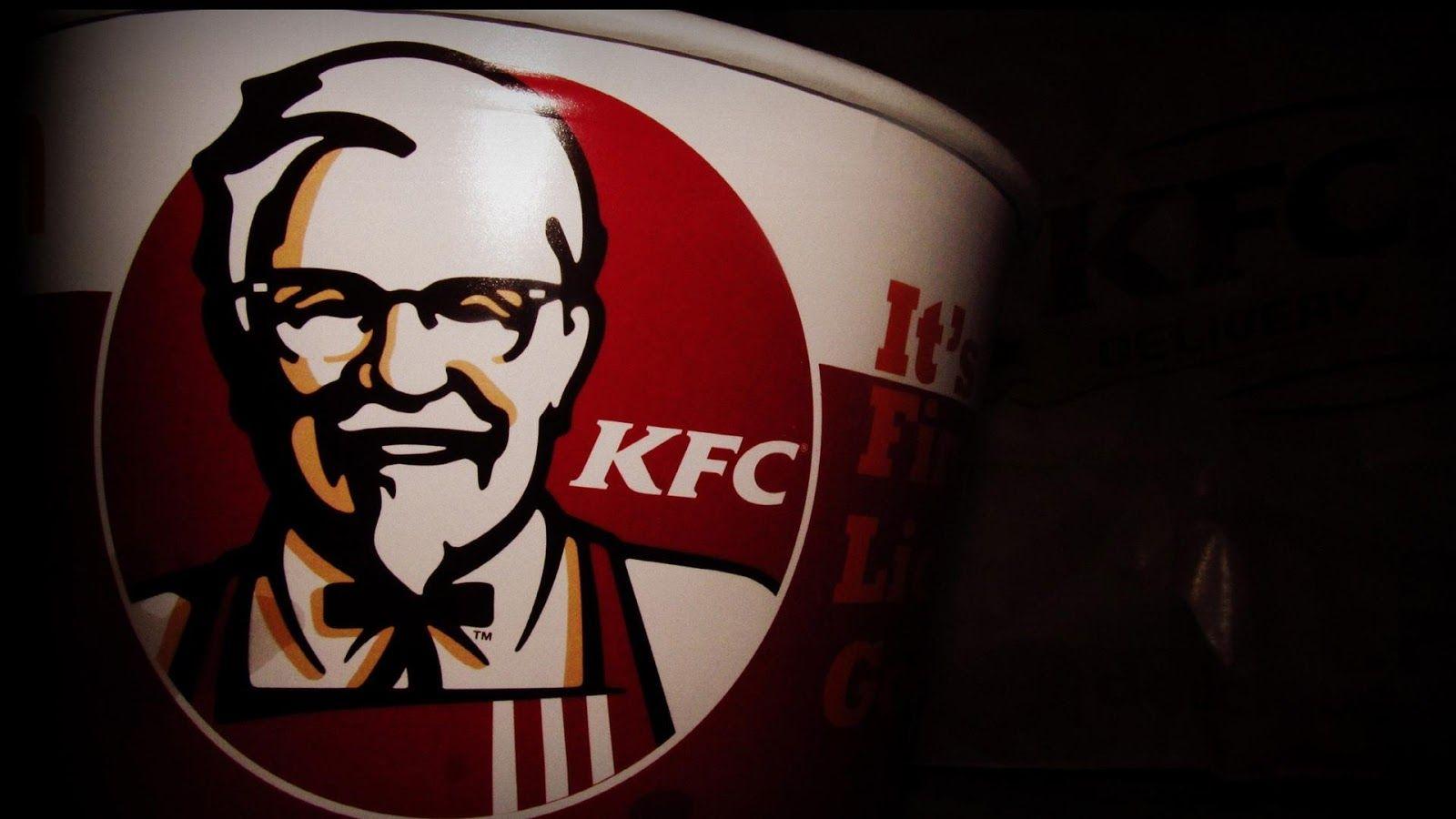 Black and KFC Logo - TASK 2 : Analysis on color psychology of 