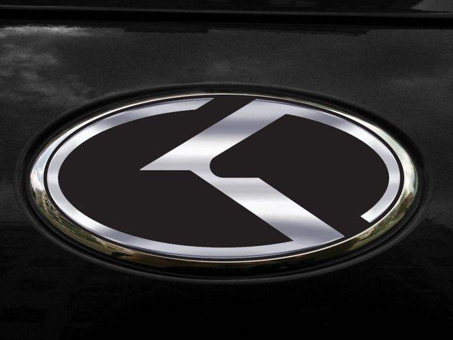 Korean Kia Logo - KIA PUNISHER OVERLAY EMBLEM DECALS