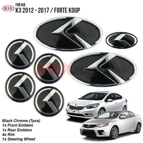Korean Kia Logo - Buy ORIGINAL KIA CERATO K3 2012 - FORTE KOUP 7 Pcs 3D